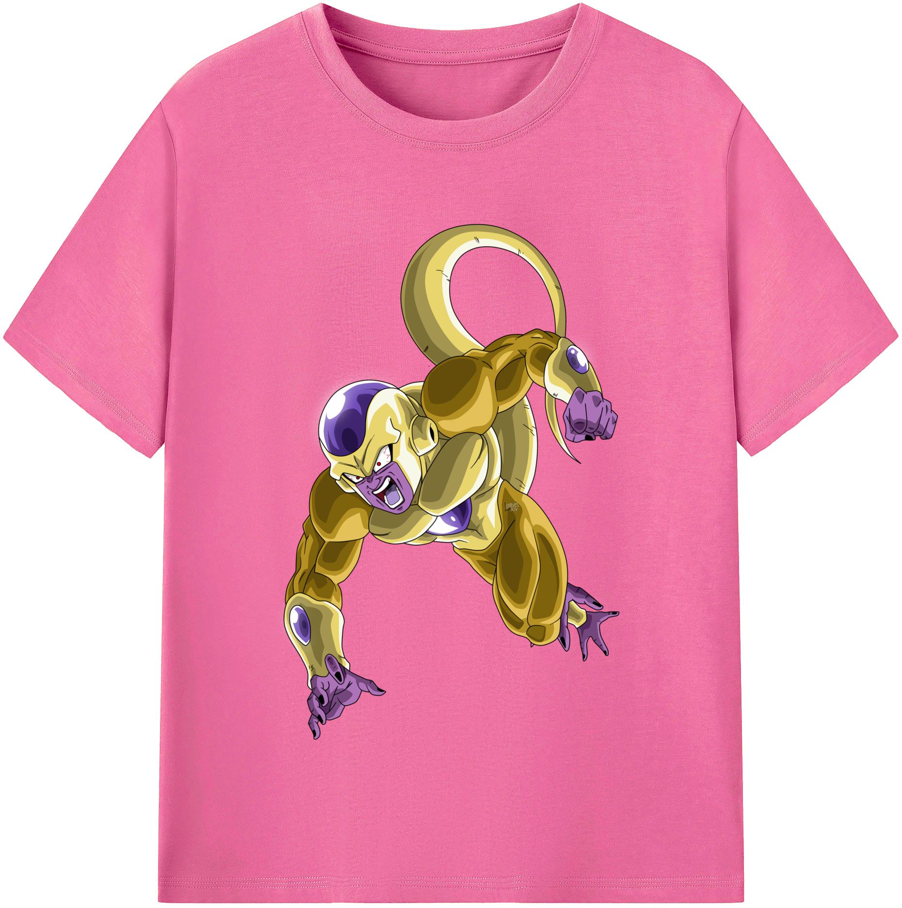 （画像用） ドラゴンボール フリーザ DRAGON BALL Frieza レディースカジュアルプリントTシャツ（綿100％）